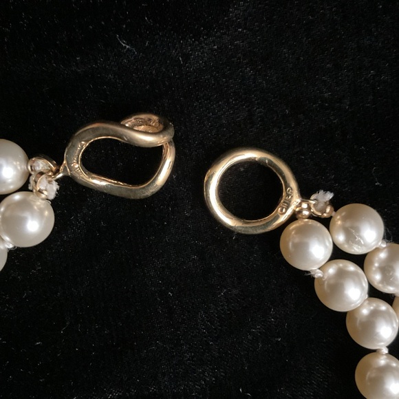 Ciner Vintage Double Faux Strands Pearl Necklace. - Picture 5 of 5